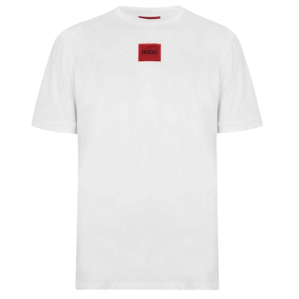 Hugo Mens Diragolino Chest Logo T-Shirt / White